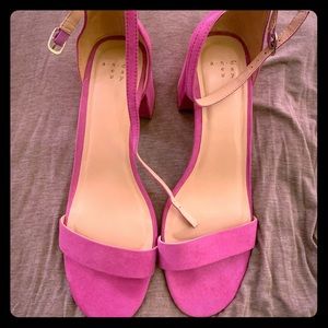 A New Day pink strappy heels
